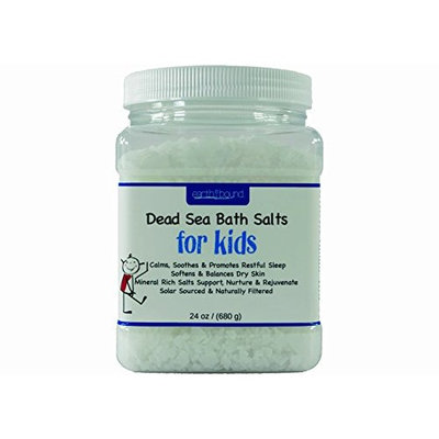 Earth Bound Kids 100% Premium Dead Sea Bath Salts / Pure Mineral Rich Salts are Naturally Calming and Soothing and Promote Restful Sleep / Softens and Balances Dry Skin