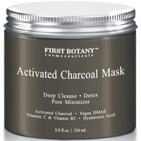 The BEST Facial Mask - Best for Facial Treatment, Minimizes Pores & Reduces Wrinkles, Acne Scars, Blackheads & Cellulite - Great as Face Mask & Body Cleanse (Charcoal)