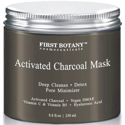 The BEST Facial Mask - Best for Facial Treatment, Minimizes Pores & Reduces Wrinkles, Acne Scars, Blackheads & Cellulite - Great as Face Mask & Body Cleanse (Charcoal)