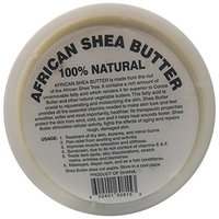 afrikaimports Organic African Shea Butter, 100% natural, White, 16 oz.
