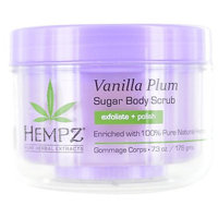 HEMPZ by Hempz HERBAL SUGAR BODY SCRUB-VANILLA PLUM 7.3 OZ for UNISEX ---(Package Of 4)