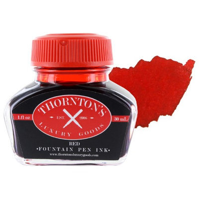 Thornton's Luxury Goods Fountain Pen Refill Barrel Color: Black