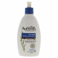 4 Pack Aveeno Skin Relief Gentle Scent Lotion, Nourishing Coconut, 12 oz each