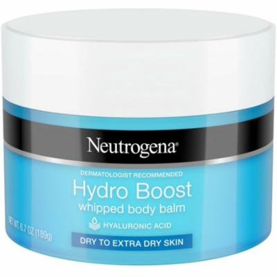 2 Pack - Neutrogena Hydro Boost Hydrating Whipped Body Balm with Hyaluronic Acid, Non-Greasy and Fast-Absorbing Balm for