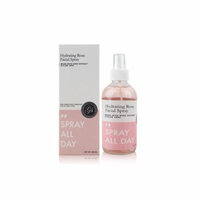 Rose Water Facial Mist Spray (240ml/8 fl.oz) - Hydrating & Moisturizing Toner - Setting Spray to Freshen Skin & Makeup - Glass Bottle - Vegan & Cruelty-Free | No Parabens, Sulfates, Silicones