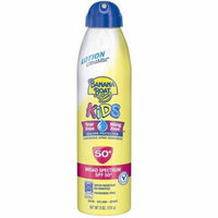 Banana Boat Kids Continuous Spray Sunscreen, SPF 50+, Fragrance Free, Water Resistant, 6 Oz + Yes to Tomatoes Moisturizing Single Use Mask