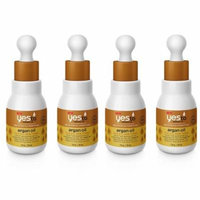 Yes To Miracle Oil Brighten and Condition Argan Oil for All Skin Types, 1 Oz (Pack of 4) + Yes to Coconuts Moisturizing Single Use Mask