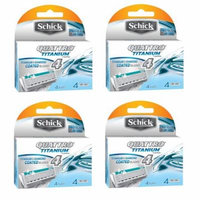 Schick Quattro Titanium Refill Cartridges - 16 Count + Yes to Tomatoes Moisturizing Single Use Mask