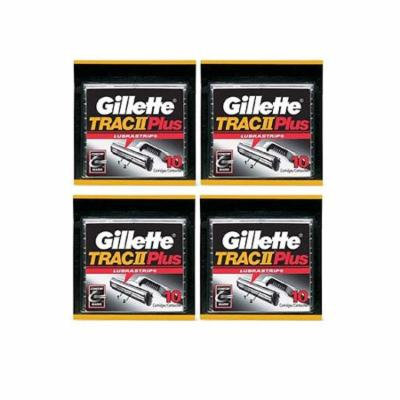 Gillette Trac II Plus Refill Razor Blades 10 ct. (Pack of 4) + Yes to Tomatoes Moisturizing Single Use Mask