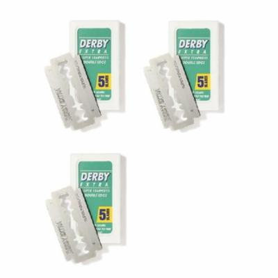 Derby Extra Double Edge Blades, 5 ct. (Pack of 3) + Yes to Tomatoes Moisturizing Single Use Mask