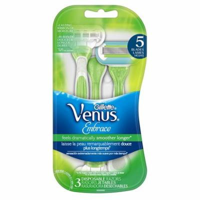 Gillette Venus Embrace Disposable Razors 3 ct + Yes to Tomatoes Moisturizing Single Use Mask