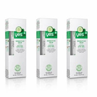 Yes To Cucumbers Sensitive Skin Soothing Eye Gel, 0.5 Oz (Pack of 3) + Yes to Coconuts Moisturizing Single Use Mask