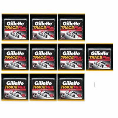 Gillette Trac II Plus Refill Razor Blades 10 ct. (Pack of 10) + Yes to Coconuts Moisturizing Single Use Mask