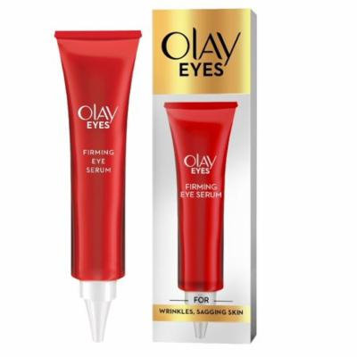 Olay Eyes Firming Eye Serum for Wrinkles and Sagging Skin, 0.5 oz (15 ml) + Yes to Coconuts Moisturizing Single Use Mask