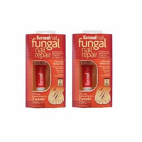 Kerasal Nail Fungal Nail Repair, 3 Month Supply 10ml (0.33 Oz) (Pack of 2) + Yes to Tomatoes Moisturizing Single Use Mask