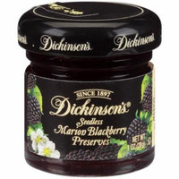 (Price/case)Dickinson 5150003892 Dickinson 1 Ounce Seedless Blackberry Preserves Glass