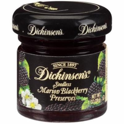 (Price/case)Dickinson 5150003892 Dickinson 1 Ounce Seedless Blackberry Preserves Glass