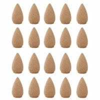 Outtop 20pcs Porcelain Backflow Ceramic Incense Burner Holder Buddhist