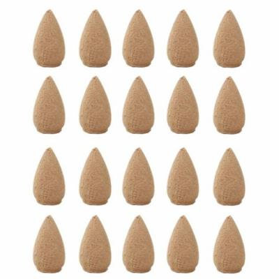 Outtop 20pcs Porcelain Backflow Ceramic Incense Burner Holder Buddhist