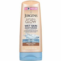 3 Pack - Jergens Natural Glow Wet Skin Moisturizer, Medium Skin Tan 7.5 oz