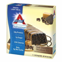 Atkins Advantage Snack Bars Dark Chocolate Decadence1.6 oz. x 5 pack(pack of 12)