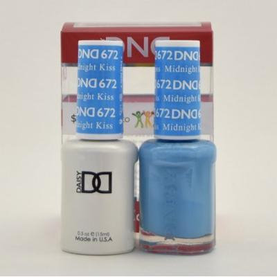 DND Duo Nail Gel Polish 672 Midnight Kiss