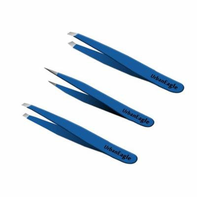 Tweezers Set Stainless Steel - Blue
