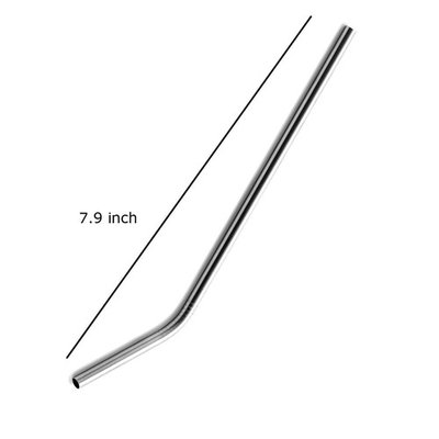 X-Chef Reusable Stainless Steel Drinking Straws Set of 4, Metal Drinking Straws 20oz Yeti Rtic Ozark Trail Tumbler, with Free Cleaning Brush Included
