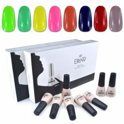 Elite99 Nail Art Decoration 8 Colors Long Lasting Gel Nail Polish Set C038