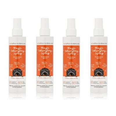 Phyto Miss PhytoSpecific Magic Detangling Spray, 6.7 Oz (Pack of 4) + Yes to Coconuts Moisturizing Single Use Mask