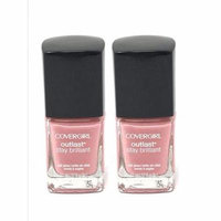 Set of 2 New CoverGirl Outlast Nail Gloss Bon Bon 141 Shiny Nail Polish 0.37 fl oz