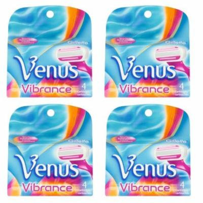 Gillette Venus Vibrance Refill Blade Cartridges, 4 Count (Pack of 4) + Yes to Tomatoes Moisturizing Single Use Mask