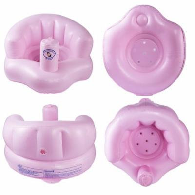Baby Infant Inflatable PVC Sofa Learn Stool Training Seat Portable Kids Bath Dining Chair, Baby Inflatable Chair, Infant Bath Seat