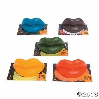 Monster Wax Lips(pack of 4)