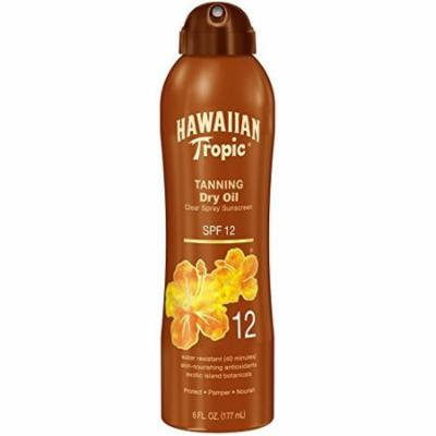4 Packs Hawaiian Tropic Tanning Dry Sunscreen SPF 12 6oz Each