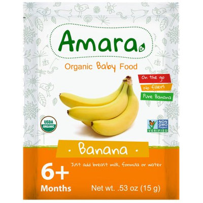 AMARA Stage 1 Organic Baby Food, Banana