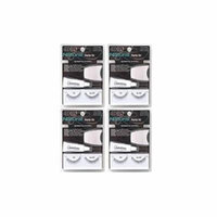 Pack of 4 ARDELL Starter Kit #110 Natural Black Eyelash w/Adhesive 0.09Oz Applicator