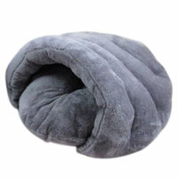 Pet Cat Dog Sleeping Bag Cushion Warm Comfortable House Kennel Bed 60*50*40cm - Grey