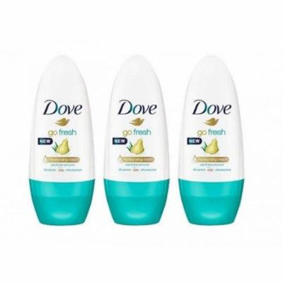 Dove Roll-on Pears & Aloe 50 Ml (Pack Of 3)