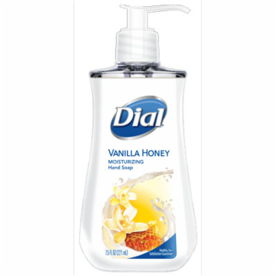 (4 pack) Dial Liquid Hand Soap, Vanilla Honey, 7.5 Oz