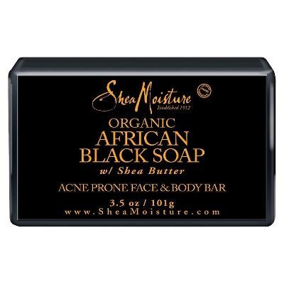 SheaMoisture African Black Soap Face & Body Bar - 3.5 oz
