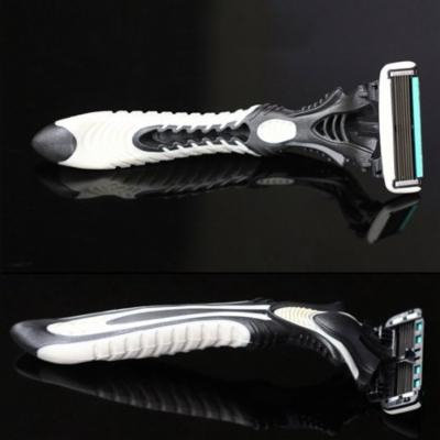 3Pcs Men Safety Classic 6 Layers Shaving Hair Blade Razor Stainless Steel
