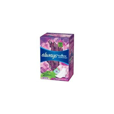 Always Radiant Heavy Flow Pads With FlexFoam - Scented - Size 2, 36ct