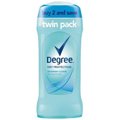 Degree Dry Protection Shower Clean Antiperspirant Deodorant - 2pk - 2.6oz