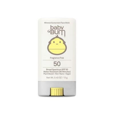 Baby Bum Mineral Sunscreen Tube, SPF 50 - 0.45oz