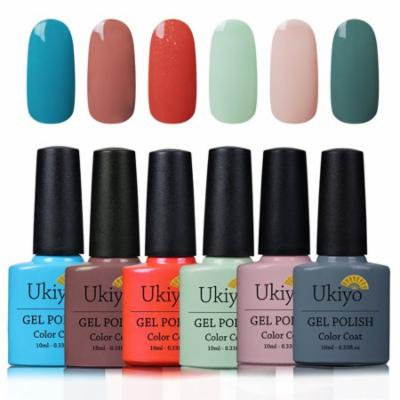 Ukiyo UV Multicolor Gelpolish Set 10ml Long Lasting Varnish Nail Art Kit 12