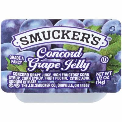 Smucker's Grape Jelly Plastic, .5 Ounce (400 Pack)