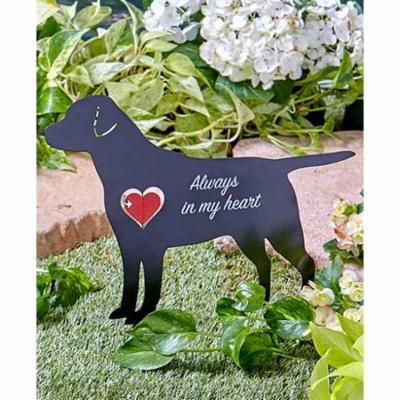 Pet Memorial Spinner Stake Dog