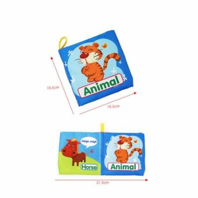 Iuhan New Soft Cloth Baby Intelligence Development Learn Picture Cognize Book F