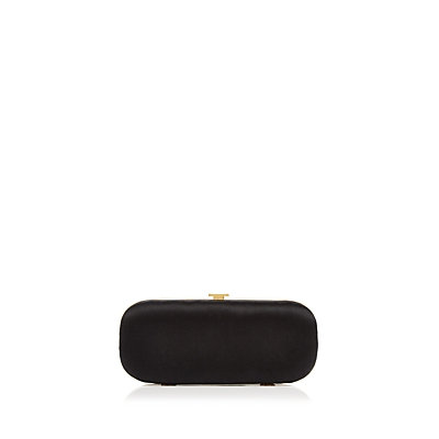 Halston Heritage Oblong Large Satin Minaudiere